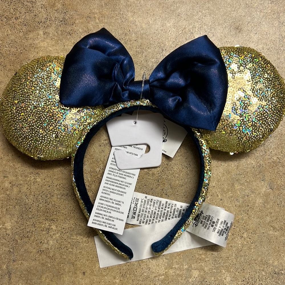 Disney Parks Blue & Gold Ears